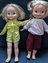 Vintage Fisher Price &quot;My Friend Mandy&quot; Dolls (twins!) #211 - £23.53 GBP