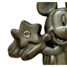 Disney Disneyland Keychain Vintage Mickey Mouse Jewel Pewter 2" in Height - $14.65