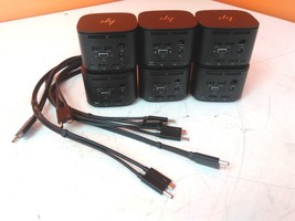 Defective Lot of 6 HP HSN-IX01 Thunderbolt USB-C Docking Station No PSU ... - $151.47