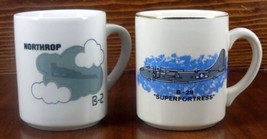 Northrop Grumman B2 Stealth Bomber-B-29 &quot;Super Fortress&quot; Coffee Cup/ Mug Set  - £33.11 GBP