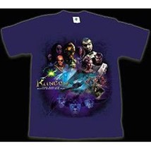 Star Trek TV &amp; Movie Klingons &amp; BOP Collage T-Shirt Size Large NEW UNWORN - £11.45 GBP