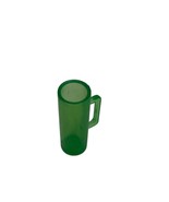 Monster High Barbie Doll Tall Green Handle Glass Beer Drink Cup - £6.05 GBP