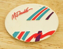 Vintage Pinback Button McDonalds Employee Name Badge 1980-90s Graphic Pl... - $28.70