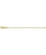 10K Yellow Gold 1.8 mm Curb 3&quot; Chain Extender - $155.60 CAD