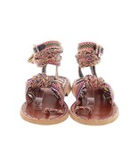 Amambaih LORENA Flat Sandals  Hand Crafted in Spain Size 37 US 7 - $270.67 CAD