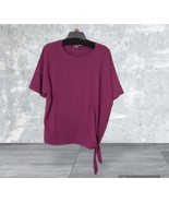 CALIA Carrie Underwood Tie Front Athletic Tee Womens Small Fuchsia Pink New - $39.51 CAD