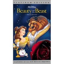 Lot: Beauty &amp; the Beast + Beauty &amp; B Christmas + VHS Disney Family Kids ... - £7.04 GBP