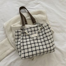 Women Large Capacity Handbags Fashion Casual Shoulder Bags Contrasting C... - £23.88 GBP