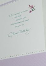 Hallmark I Love You Mom Purple White Happy Birthday Card Set of 4 image 7