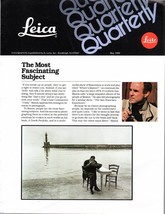 Leica Quarterly Magazine May 1982 - $2.50