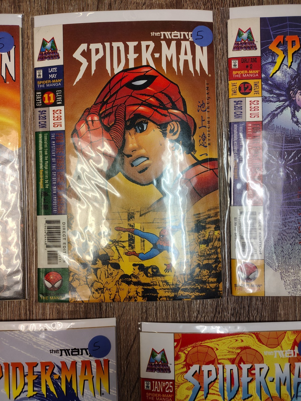 SPIDER-MAN: The MANGA (Marvel Imports) Lot of 11 issues(3-6, 8-12, 24, 25) Item image 13