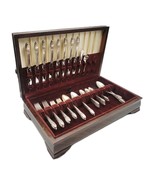 1847 Rogers Bros First Love Flatware Set In Case 54 Pcs Silverplate For ... - €159,56 EUR