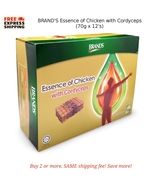 BRAND&#39;S Essence of Chicken with Cordyceps 12&#39;s x 70g Improve Qi &amp; Immunity - $128.14 CAD