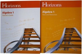 Lot Of 2 Horizons Algebra I Paperback Books Teacher&#39;s Guide + Tests &amp; Resources - £34.84 GBP