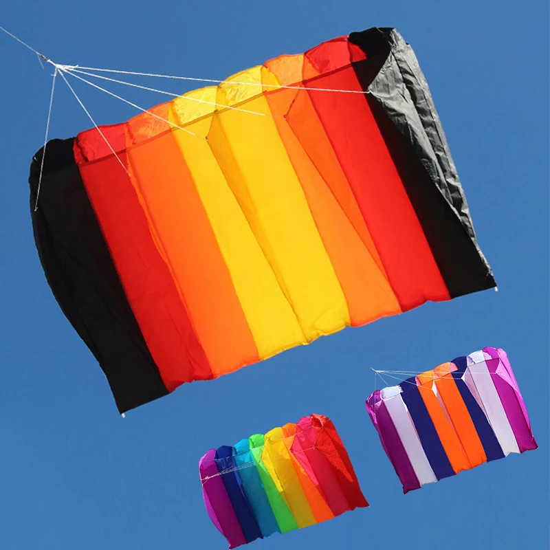 30D Pilot Soft Kite 8-hole Inflatable Colorful Cord Kite Nylon Tear Resistant - £30.01 GBP+