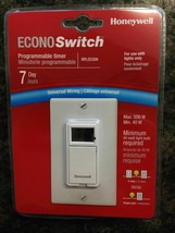Honeywell electric Econo Switch Programmable 40+watt LIGHT Timer RPLS530A wall  - £62.26 GBP