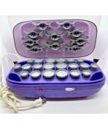 Hot Shot Tools Helen Of Troy Hair Setter Curlers W/ 20 Flocked Hot Rolle... - €23,24 EUR