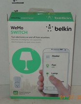 Belkin WeMo Switch Smart Wi-Fi Home Remote Power Plug F7C027fc - £36.09 GBP