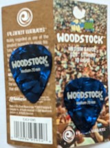 Two (2) Officially Licensed WOODSTOCK Pearl Celluloid Picks Planet Waves... - £3.89 GBP