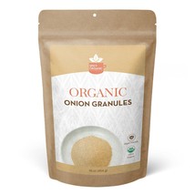 Organic Onion Granules -  Non GMO Culinary Granulated Onion - 16 OZ - £10.11 GBP