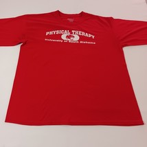 Gildan UNIVERSITY OF SOUTH ALABAMA Men's Red Long SleevePullover Shirt Chest 44 image 7