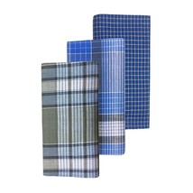 Assorted Checks Pure Cotton Lungis for Men Set of 3 Piece Free Shipping - £21.10 GBP