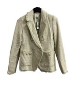 House Of Harlow Blazer Womens M Pistachio Green Tweed Boucle Knit Office... - €40,66 EUR
