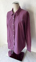 VIneyard Vines Alicetown Pink/Navy Gingham Chilmark Classic Fit Shirt Wo... - $28.45
