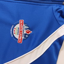 Admiral 2015 National Senior Games Men's Blue & White Full Zip Jacket Sz Medium image 5