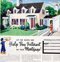1937 Dutch Boy Lead Paint Advertisement National Lead Company Vintage DWQQ5 - $49.99