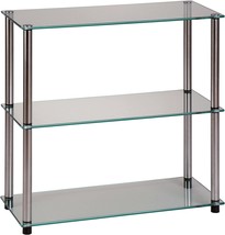 Glass Convenience Concepts Designs2Go Classic 3 Shelf Bookcase. - £73.14 GBP