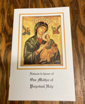 Novena in honor of our mother of perpetual help prayer book - $19.75