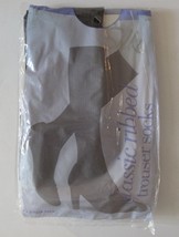 SILKIES Classic Ribbed Vintage Trouser Socks, 921029 Regular, Brown, 2 p... - $6.13