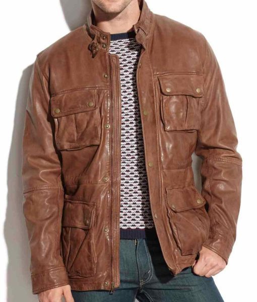 Men's votary leather jacket hotsell