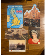 Lot of 5 Vintage London UK Great Britain Windsor Castle Post Cards - €8,58 EUR