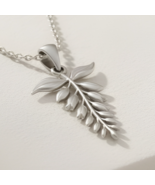 Handmade Wisteria Flower Pendant Necklace | 925 Sterling Silver | Botani... - $44.10