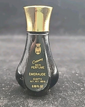 Vintage Coty Emeraude 1/2 oz Creamy Skin Perfume See Description 0.5 Wit... - $19.95