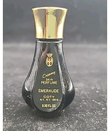 Vintage Coty Emeraude 1/2 oz Creamy Skin Perfume See Description 0.5 Wit... - $19.95