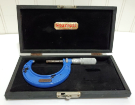 Starrett 436-2 Outside Micrometer 1&quot;-2&quot; Range, 0.001&quot; Grads w/ Case Blue... - £36.60 GBP