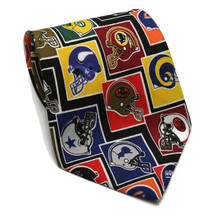 NFL National Football League Men&#39;s Silk Tie Helmets Team Logos Pro Football - $16.25