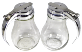 Vintage Pair of Jumbo Syrup Dripcut Dispensers From Sambo&#39;s Pancake House - £20.81 GBP