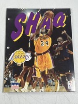 Vintage 1997 Shaquille O&#39;neal Shaq Los Angeles Lakers Starline Folder Free Ship - $19.79