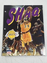 Vintage 1997 Shaquille O&#39;neal Shaq Los Angeles Lakers Starline Folder Free Ship - £15.90 GBP