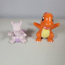 Pokemon Toys Charmander 3&quot; and Mewtwo Roller 2&quot; Figures 2000 Toy Collectible - £9.91 GBP