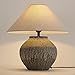 interoknack Handmade Textured Ceramic Table Lamp, Retro Minimalist Living Room/B Item image 2