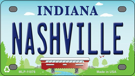 Nashville Indiana Novelty Mini Metal License Plate Tag - $14.95
