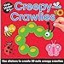 First Sticker Art Creepy Crawlies Color By Stickers for Kids, Make 20 Pictures!  - £9.12 GBP