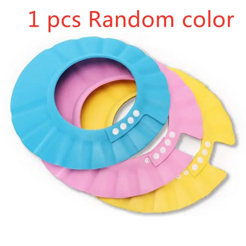 1pc Baby Shampoo Shower Cap Wash Hair Soft Foam Adjustable Bathing Bath ... - $13.03