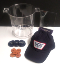 Ranch Rider Spirits Co Hat Bar Table Tent Promo Beer Clear Ice Bucket Lot - $39.99