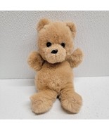 Vintage Dakin 1981 Tan Brown 7&quot; Plush Sitting Teddy Bear Shredded Clippings - $47.23 CAD